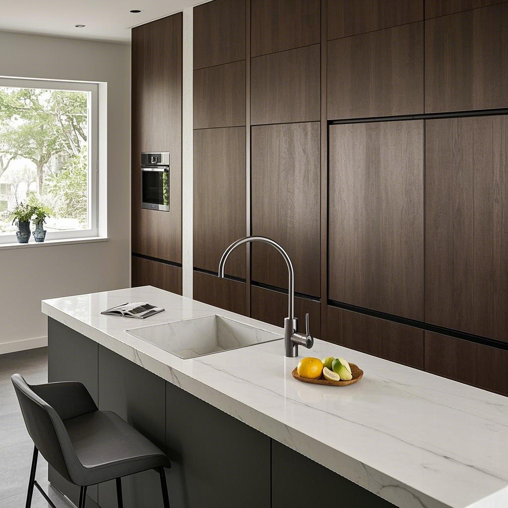 人造大理石厨房台面系列产品-Kangyi artificial marble