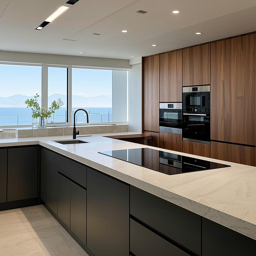 人造大理石厨房台面系列产品-Kangyi artificial marble