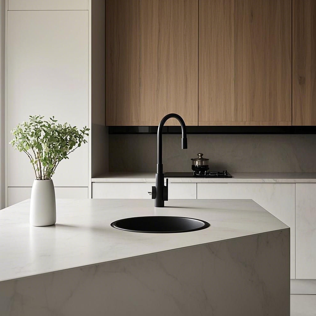 人造大理石厨房台面系列产品-Kangyi artificial marble