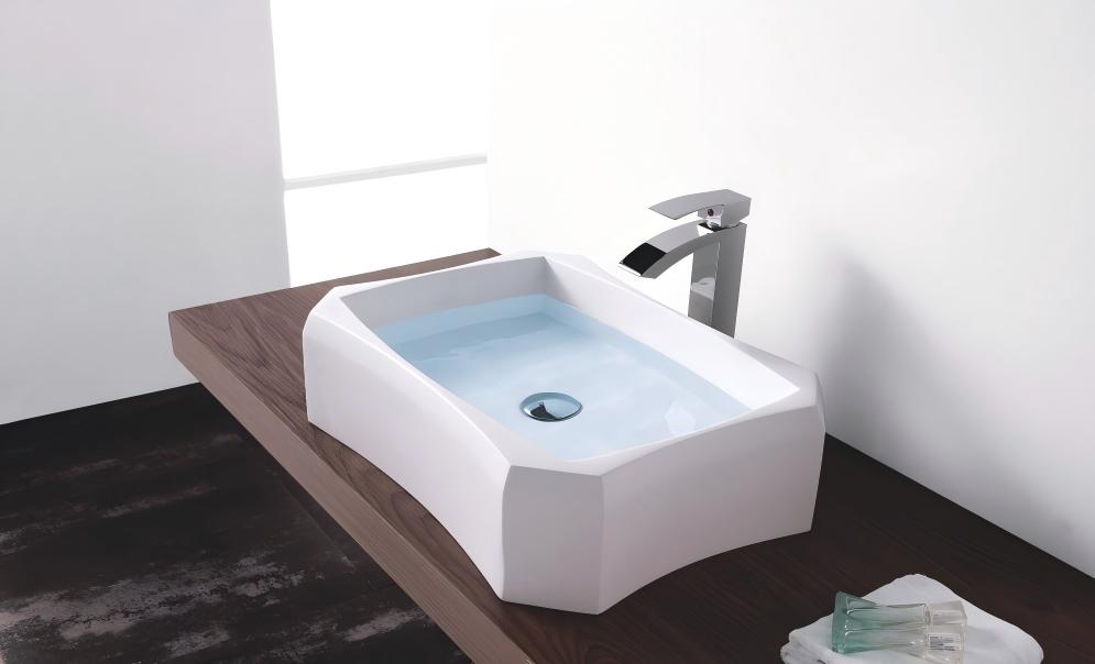 一体成型洗手盆浴室洗手盆系列-Kangyi artificial marble