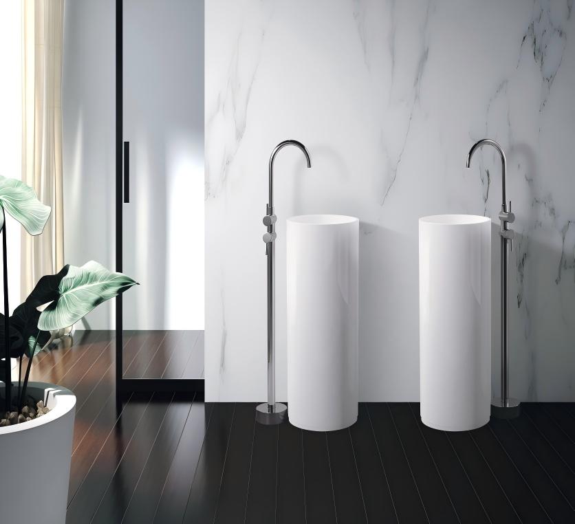 一体成型洗手盆浴室洗手盆系列-Kangyi artificial marble