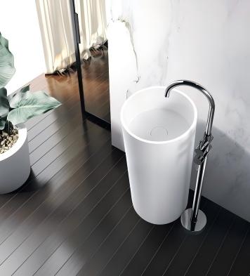 一体成型洗手盆浴室洗手盆系列-Kangyi artificial marble