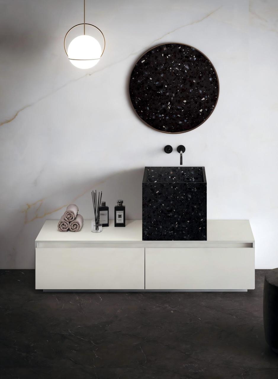 一体成型洗手盆浴室洗手盆系列-Kangyi artificial marble