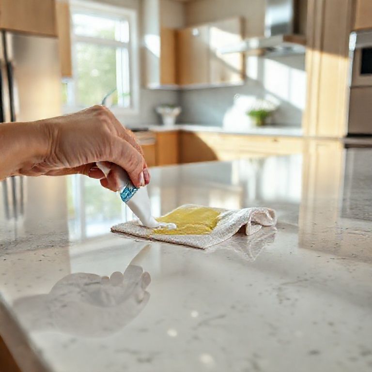 石英石发黄用牙膏清洗，石英石上的黄渍怎么清除-Kangyi artificial marble