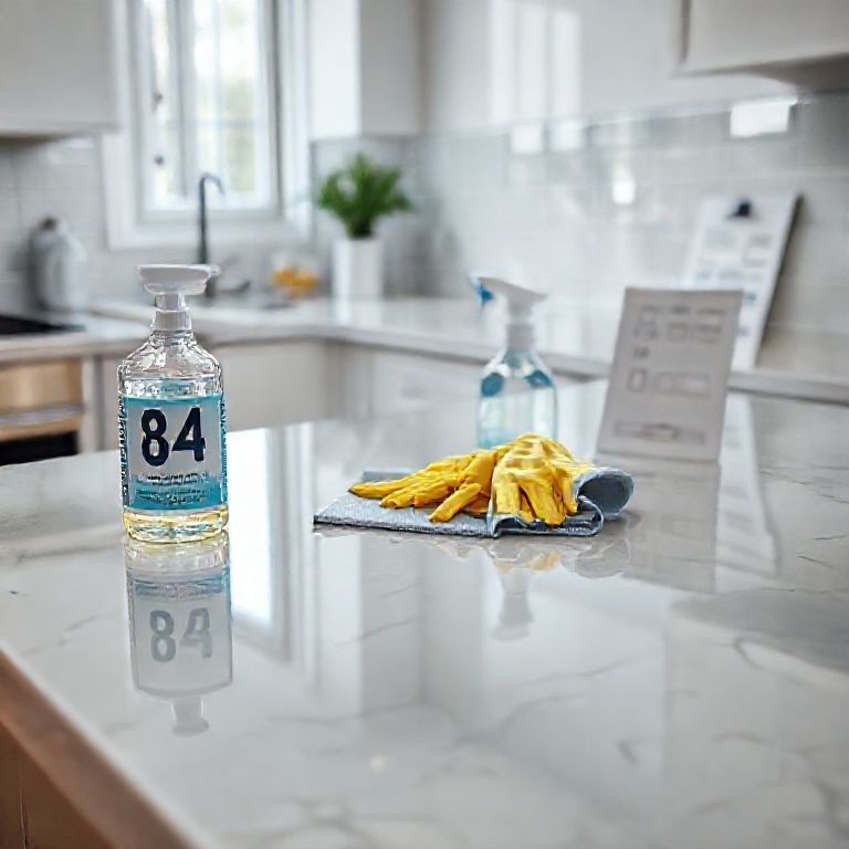 石英石台面可以用84消毒液清洗吗，石英石渗色用84消毒液-Kangyi artificial marble